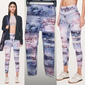 Lululemon Wunder Under High-Rise 7/8 Tight Full-On Luxtreme Sunrise Silhouette 4